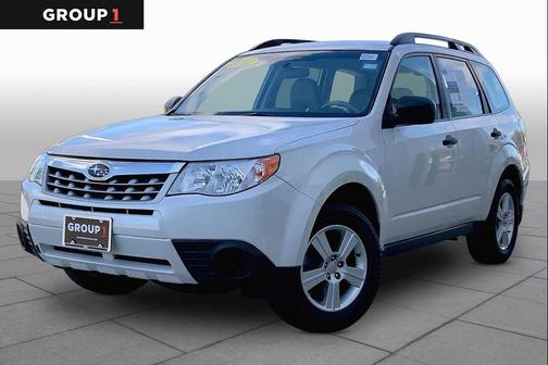 Satin White Pearl 2012 Subaru Forester 2.5X