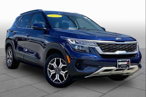 Dark Ocean Blue 2021 Kia Seltos EX