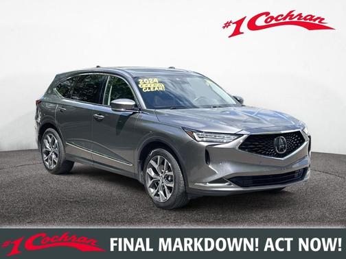 Liquid Carbon Metallic 2024 Acura MDX Technology