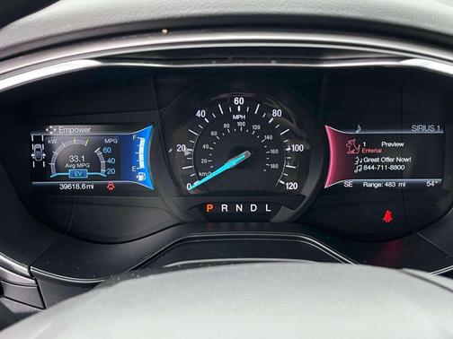Agate Black 2020 Ford Fusion Hybrid SE