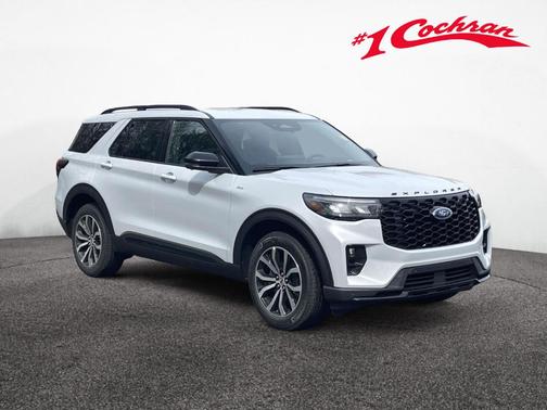 Silver 2026 Ford Explorer ST-Line