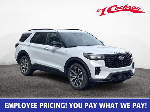 Silver 2026 Ford Explorer ST-Line