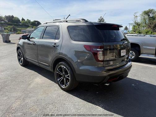 White Platinum Metallic Tri-Coat 2015 Ford Explorer Sport