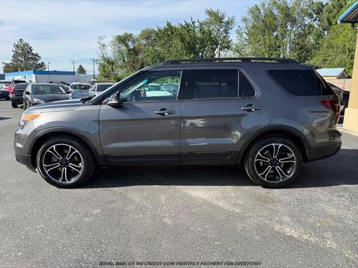 White Platinum Metallic Tri-Coat 2015 Ford Explorer Sport