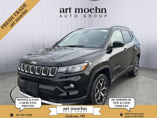 Diamond Black 2025 Jeep Compass Limited