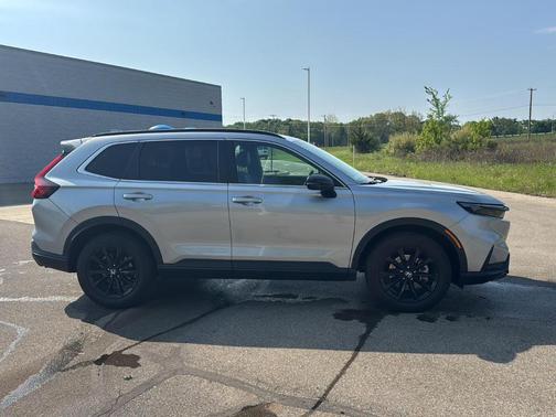 Lunar Silver Metallic 2024 Honda CR-V Hybrid Sport-L