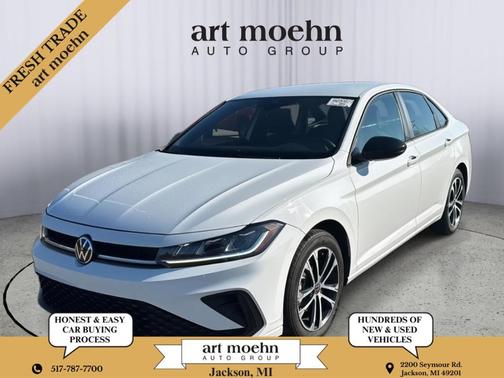 Pure White 2025 Volkswagen Jetta 1.5T Sport