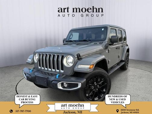 Sting Gray Clearcoat 2023 Jeep Wrangler 4xe Sahara
