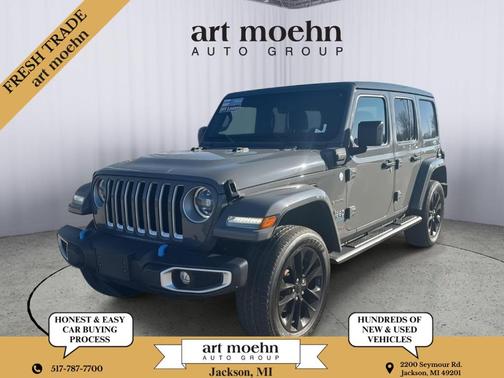 Sting Gray Clearcoat 2023 Jeep Wrangler 4xe Sahara