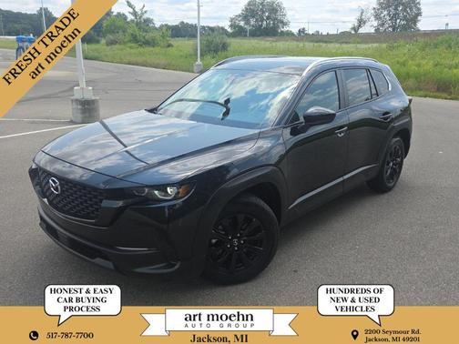 Jet Black Mica 2025 Mazda CX-50 2.5 S Preferred Package