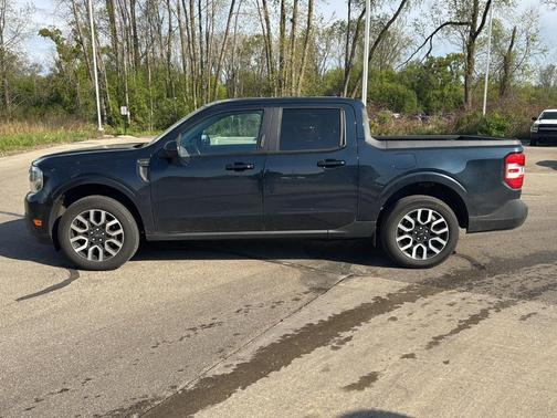 Blue 2022 Ford Maverick Lariat