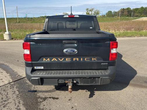Blue 2022 Ford Maverick Lariat