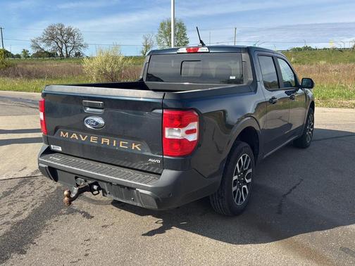 Blue 2022 Ford Maverick Lariat