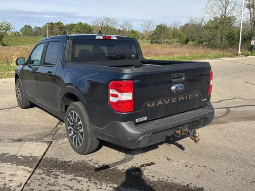 Blue 2022 Ford Maverick Lariat