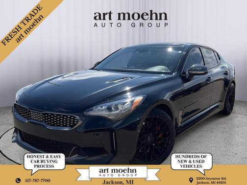 Aurora Black 2021 Kia Stinger GT1