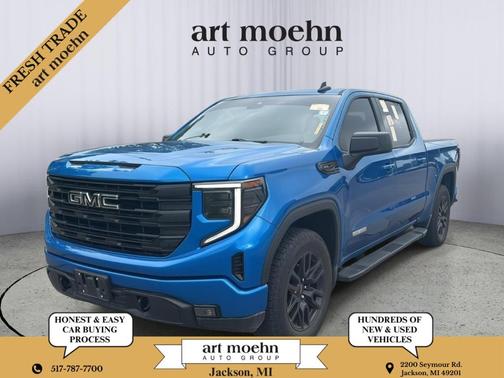 Dynamic Blue Metallic 2024 GMC Sierra 1500 Elevation