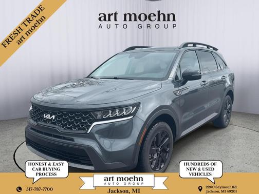 Gray 2022 Kia Sorento X-Line S