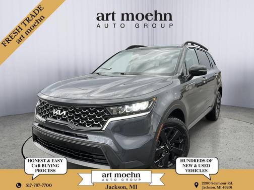 Gray 2022 Kia Sorento X-Line S