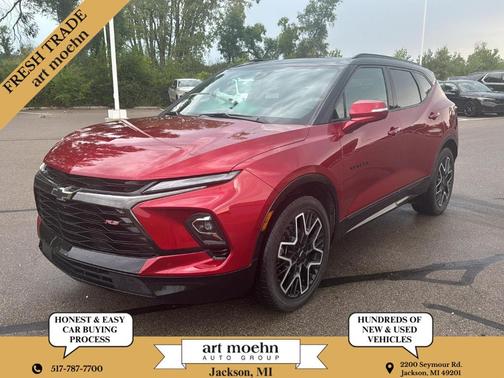 Radiant Red 2024 Chevrolet Blazer RS