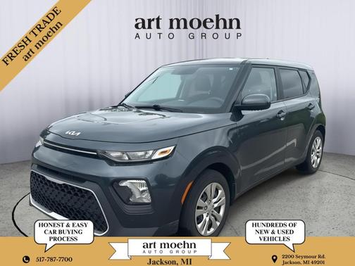 Gravity Gray 2022 Kia Soul LX