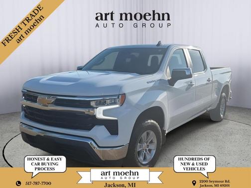 Summit White 2025 Chevrolet Silverado 1500 LT
