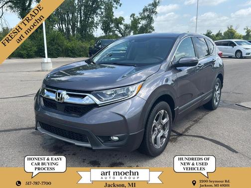 Modern Steel Metallic 2018 Honda CR-V EX-L