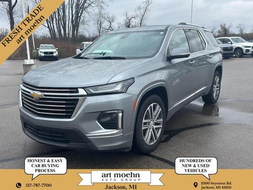 Sterling Gray Metallic 2023 Chevrolet Traverse High Country