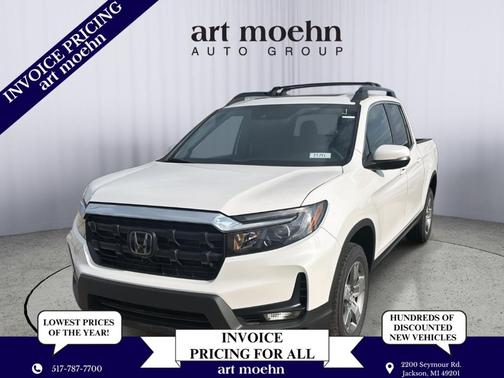 Platinum White Pearl 2026 Honda Ridgeline RTL
