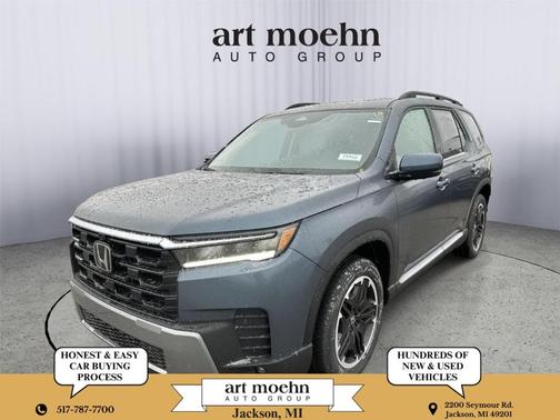 Smoke Blue 2026 Honda Pilot Touring