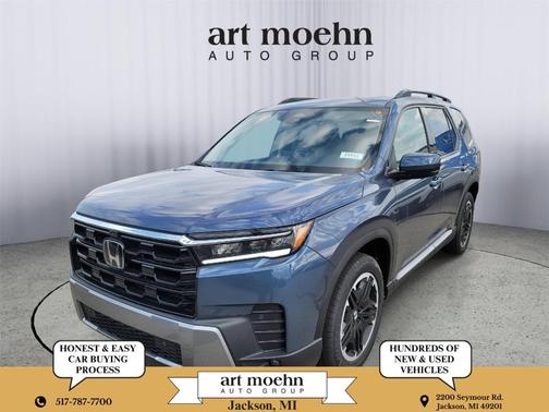 Smoke Blue 2026 Honda Pilot Touring