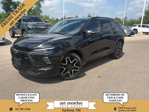 Black 2023 Chevrolet Blazer RS
