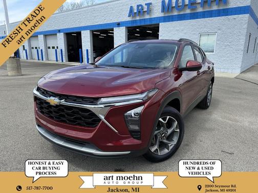 Crimson Metallic 2025 Chevrolet Trax LT