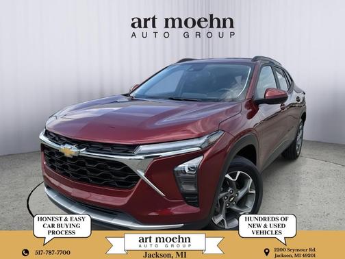 Crimson Metallic 2025 Chevrolet Trax LT