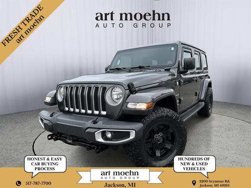 Granite Crystal Metallic 2018 Jeep Wrangler Unlimited Sahara