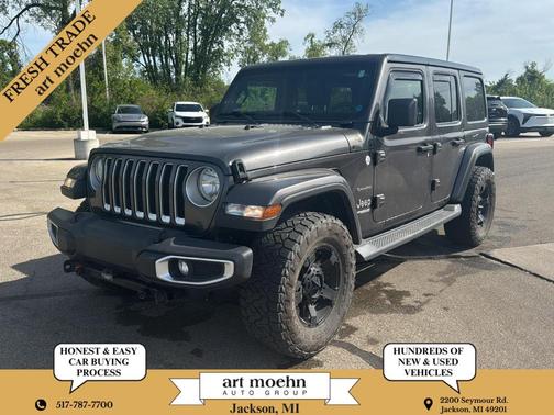 Granite Crystal Metallic 2018 Jeep Wrangler Unlimited Sahara