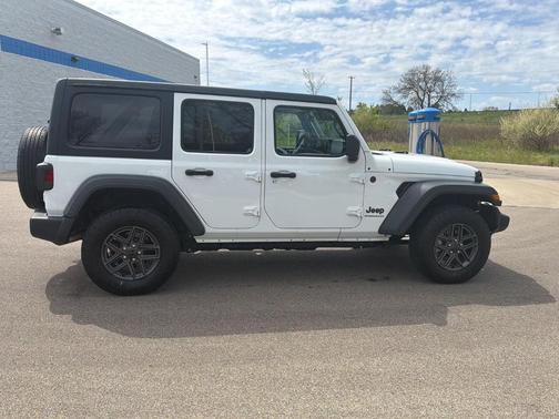 Bright White Clearcoat 2025 Jeep Wrangler Sport