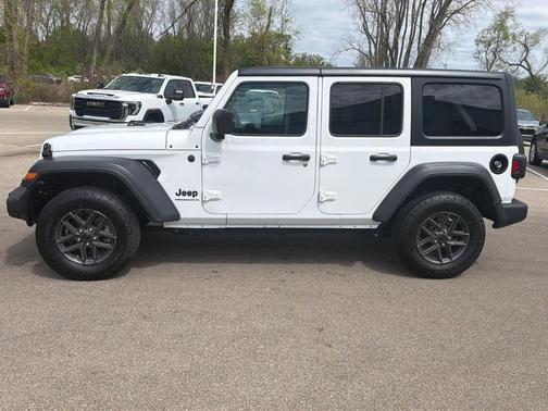 Bright White Clearcoat 2025 Jeep Wrangler Sport