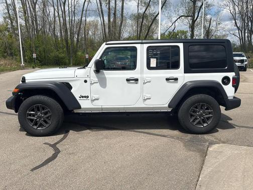Bright White Clearcoat 2025 Jeep Wrangler Sport
