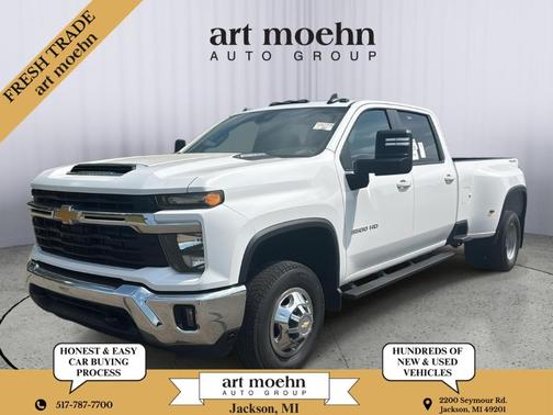 Summit White 2024 Chevrolet Silverado 3500 LT