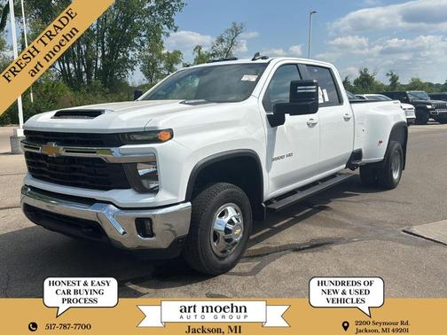 Summit White 2024 Chevrolet Silverado 3500 LT