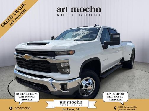 Summit White 2024 Chevrolet Silverado 3500 LT