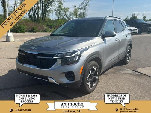 Steel Gray 2025 Kia Seltos EX
