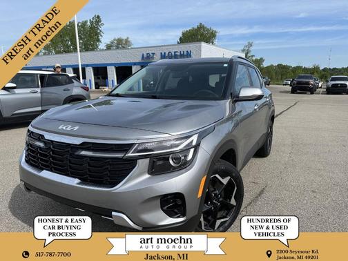 Steel Gray 2025 Kia Seltos EX