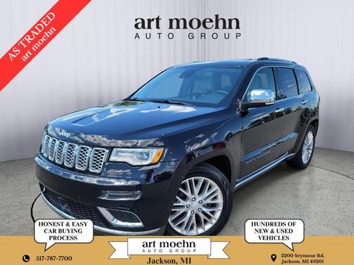 Diamond Black 2017 Jeep Grand Cherokee Summit