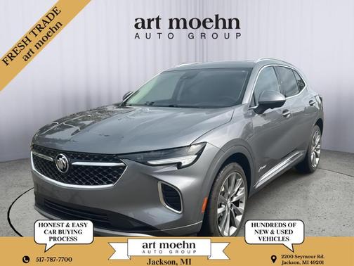 Satin Steel Metallic 2022 Buick Envision Avenir