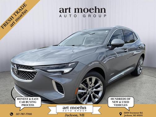 Satin Steel Metallic 2022 Buick Envision Avenir
