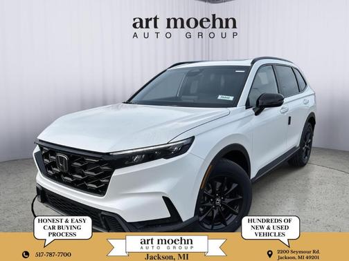 Platinum White Pearl 2026 Honda CR-V Hybrid Sport-L