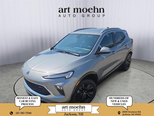 Moonstone Gray Metallic 2024 Buick Encore GX Sport Touring