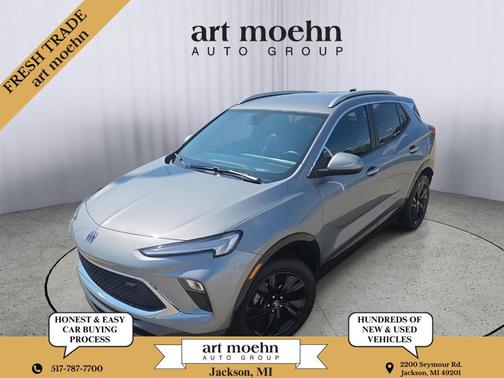 Moonstone Gray Metallic 2024 Buick Encore GX Sport Touring