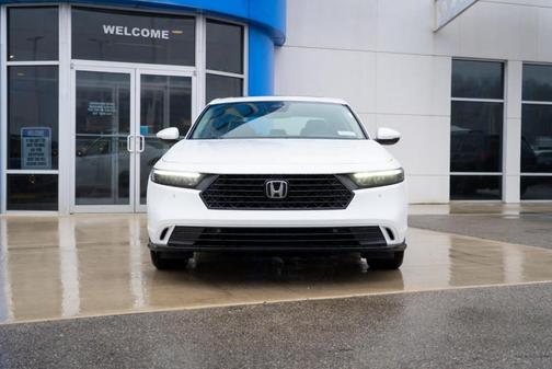 Platinum White Pearl 2025 Honda Accord Hybrid EX-L